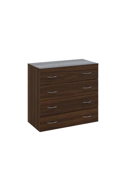 N 2 - 84Z kancelářská skříň, 4-zásuvková, 750x800x400, ořech královský